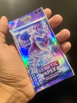 Custom Pokemon TCG Pocket Genetic Apex Mewtwo Booster God Pack - 5 Cards - Image 3