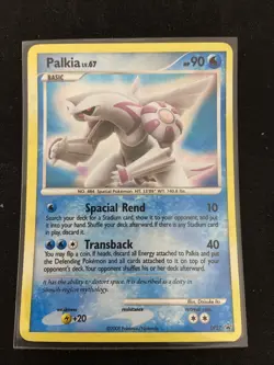Pokemon Palkia DP27 Holofoil Diamond and Pearl Promos, Moderately Played - Image 1