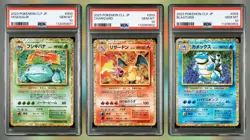 PSA 10 VENUSAUR CHARIZARD BLASTOISE 003 SEQUENTIAL POKEMON JAPANESE CLASSIC - Image 1