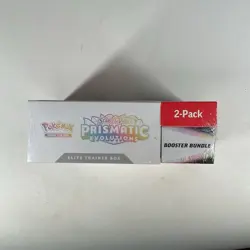 Pokemon Prismatic Evolutions ETB + Booster Bundle Costco 2 Pack - SEALED - Image 2