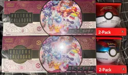 x2 Pokemon 2025 Holiday Advent Calendar Sealed 2-Pack Costco Pokeball+Great Ball - Image 1