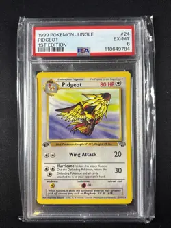 1st Edition PSA 6 1999 Pokemon Jungle Pidgeot #24 EX-MT - Image 1