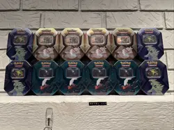 [Pokemon] Triple Whammy Tin FULL SET-Tyranitar, Slaking, Darkrai (12 total tins) - Image 1