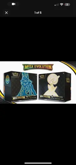 Pokemon Center Mega Evolution Gardevoir & Lucario ETB Set (PRESALE 9/26) - Image 1