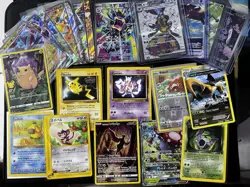 Pokemon Binder Collection Lot 13 Cards, Vtg, 1st Ed, Rares, Holos & More TCG! - Image 1