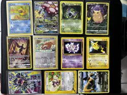 Pokemon Binder Collection Lot 13 Cards, Vtg, 1st Ed, Rares, Holos & More TCG! - Image 2