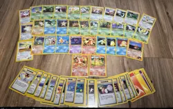 Pokemon cards collection lot gym heroes challenge 60+ cards NO duplicate NM-LP - Image 1