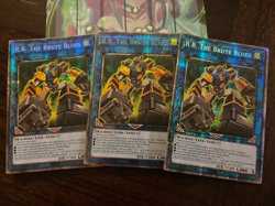 Yugioh 3x R.B. The Brute Blues Starlight DUAD-EN094 Duelist's Advance 1st Ed NM - Image 2