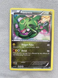 Pokemon TCG Rayquaza Legendary Treasures 93/113 Reverse Holo Rare - Image 1
