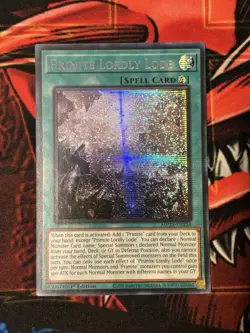 Yugioh! Primite Lordly Lode MP25-EN114 Prismatic Secret Rare 1st Ed NM - Image 1