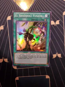 *** EL SHADDOLL FUSION *** SUPER RARE MISPRINT MINT/NM NECH-EN064 YUGIOH! - Image 1