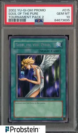 2002 Yu-Gi-Oh! Promo Tournament Pack 2 #015 Soul of the Pure PSA 10 GEM MINT - Image 1