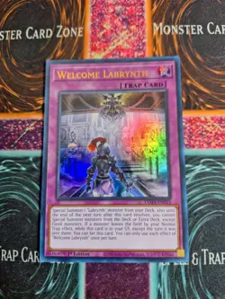 Yu-Gi-Oh! TCG Welcome Labrynth TAMA-EN023 Ultra Rare 1st Edition Near Mint - Image 1