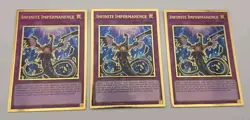 Yugioh Infinite Impermanence MAGO-EN052 Gold Rare 1st Ed MP-LP - Image 1