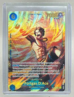 Portgas D. Ace 2025 One Piece Carrying On His Will #OP13-119 Secret Rare (B) - Image 1