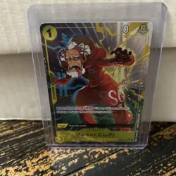 One Piece TCG ST-29 Old Man Monkey D Luffy ALT ART Egghead Variation - Image 1