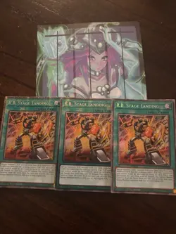 Yugioh 3x R.B. Stage Landing Starlight Rare DUAD-EN096 1st Ed MINT - Image 1