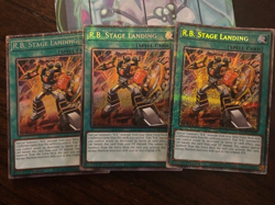 Yugioh 3x R.B. Stage Landing Starlight Rare DUAD-EN096 1st Ed MINT - Image 2