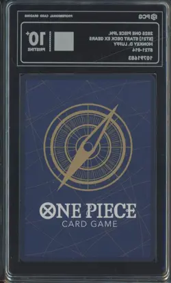 2025 One Piece Start Deck Ex Gears #ST21-014 Monkey D. Luffy PCG 10 - Image 2