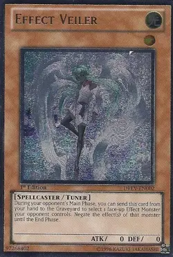 Yugioh! LP Effect Veiler - DREV-EN002 - Ultimate Rare - Unlimited Edition Lightl - Image 1