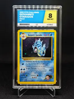 Pokemon TCG Giovanni's Gyarados Holo Card 5/132 Gym Challenge ACE 8 - Image 1