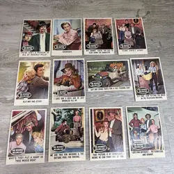 1963 Topps Beverly Hillbillies 12 Different Trading Cards Lot Filmways Lot A - Image 1