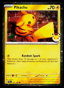 Pikachu - (Cosmo Holo) Promo Miscellaneous Cards & Products 051/162 NM - Image 1