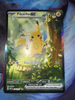 Pikachu EX Ascended Hero’s SIR 276/217 Pokemon TCG Card Near Mint NM English - Image 3