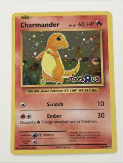 Pokemon Charmander Toys R Us Promo Holo Card 2016 9/108 - Image 1