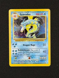 Gyarados (Base Set) 6/102 Pokemon Card - Image 1