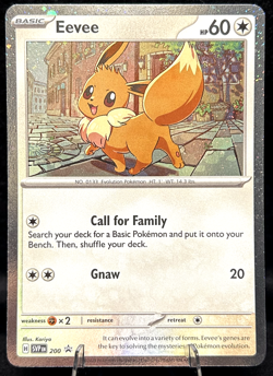 Pokemon TCG: Eevee 200 (Cosmos Holo) SVP200 Sv: Scarlet & Violet Promo Cards - Image 1