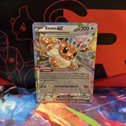 Eevee EX 75/131 Prismatic Evolutions Double Rare Pokemon Card TCG - Image 1