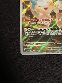 Pachirisu Holo Card 208/198 Scarlet & Violet Illustration Rare Near Mint - Image 2