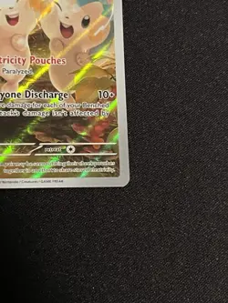 Pachirisu Holo Card 208/198 Scarlet & Violet Illustration Rare Near Mint - Image 3