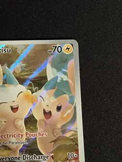 Pachirisu Holo Card 208/198 Scarlet & Violet Illustration Rare Near Mint - Image 4