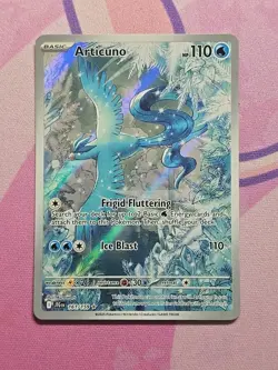 Pokemon TCG Articuno IR 161/159 Journey Together English Card NM - Image 1