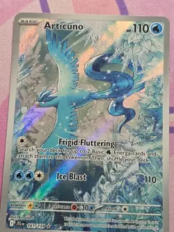 Pokemon TCG Articuno IR 161/159 Journey Together English Card NM - Image 2
