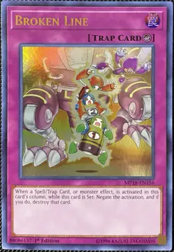 Broken Line MP18-EN156 2018 Mega-Tins Mega Pack 1st Edition - Yugioh Card - Image 1