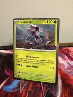 Pokemon Genesect 008/094 Best Buy Phantasmal Flames Stamped Promo Card - Image 2