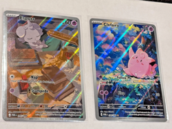 NM Clefairy 94 & Espurr 95 Perfect Order Full Art Illustration Rare Pokemon Card - Image 1