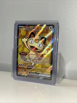 Pokemon Meowth EX Full Art Holo Rare Card 107/088 - Image 2