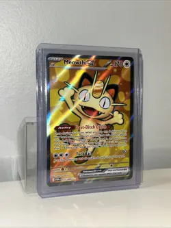 Pokemon Meowth EX Full Art Holo Rare Card 107/088 - Image 3