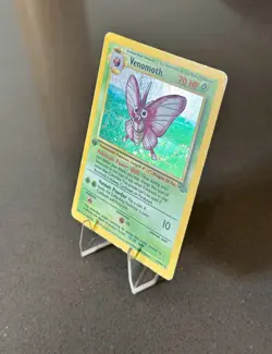 Pokemon TCG Venomoth 13/64 Jungle Holo Rare 1st Edition Card English - Image 2