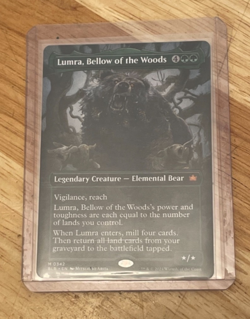 MTG card Lumra, Bellow of the Woods (borderless) Bloomburrow - Image 2