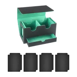 Card Deck Box TCG Game Card Case Card Collectors Gift Display for 400+ Cards - Image 4