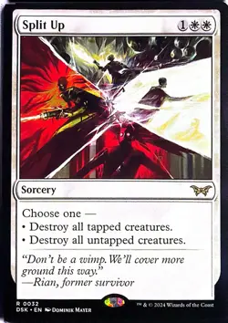 Split Up Duskmourn: House of Horror Rare Magic: The Gathering NM/M - Image 1