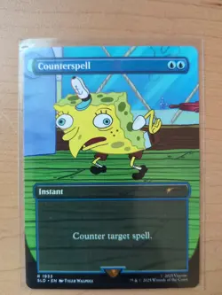 Counterspell 1933 Borderless NON Foil SpongeBob Secret Lair SLD MTG Magic - Image 1