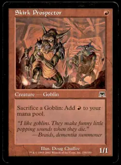 Skirk Prospector LP Light Play Onslaught MTG [6120] - Image 1