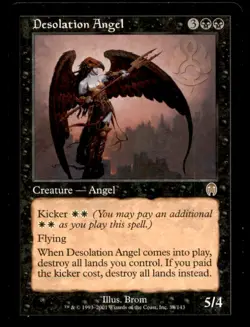 Desolation Angel LP Light Play Apocalypse MTG [6866] - Image 1