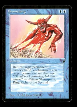 Boomerang LP Light Play Legends MTG [6874] - Image 1